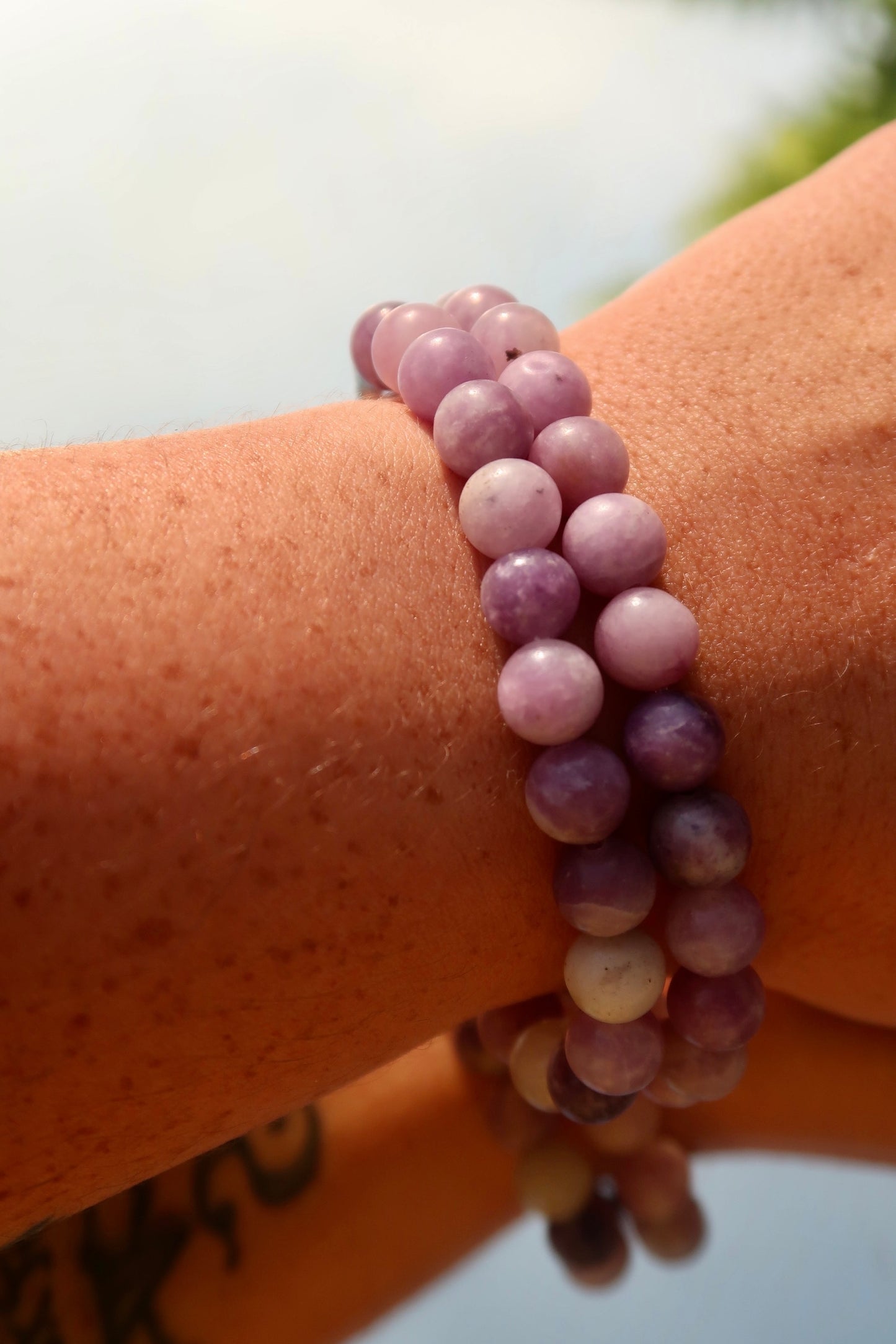 LEPIDOLITE STONE BRACELET