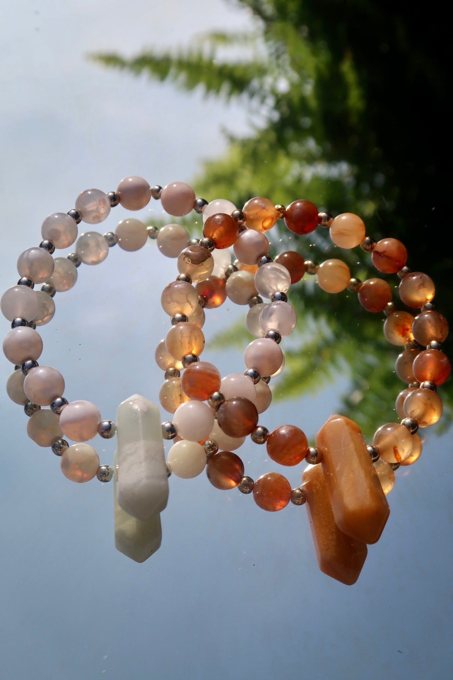 AMAZONITE POINT BRACELET