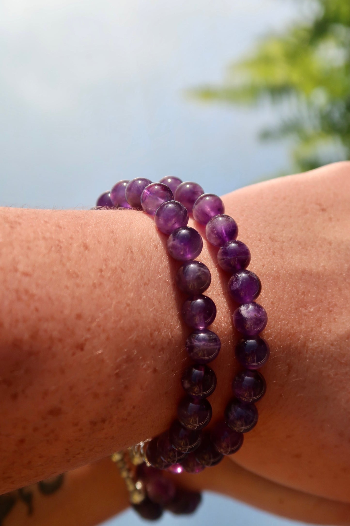 AMETHYST CRYSTAL BRACELET