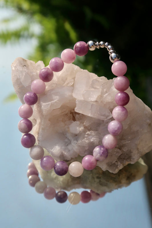 LEPIDOLITE STONE BRACELET