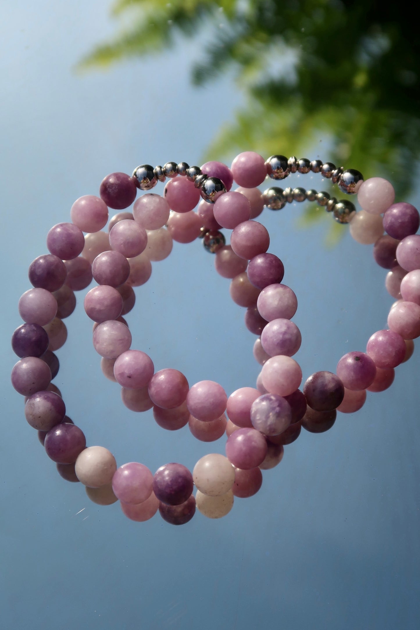 LEPIDOLITE STONE BRACELET