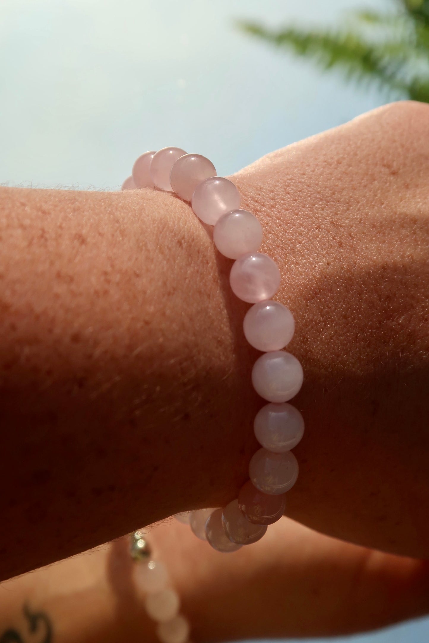 ROSE QUARTZ CRYSTAL BRACELET