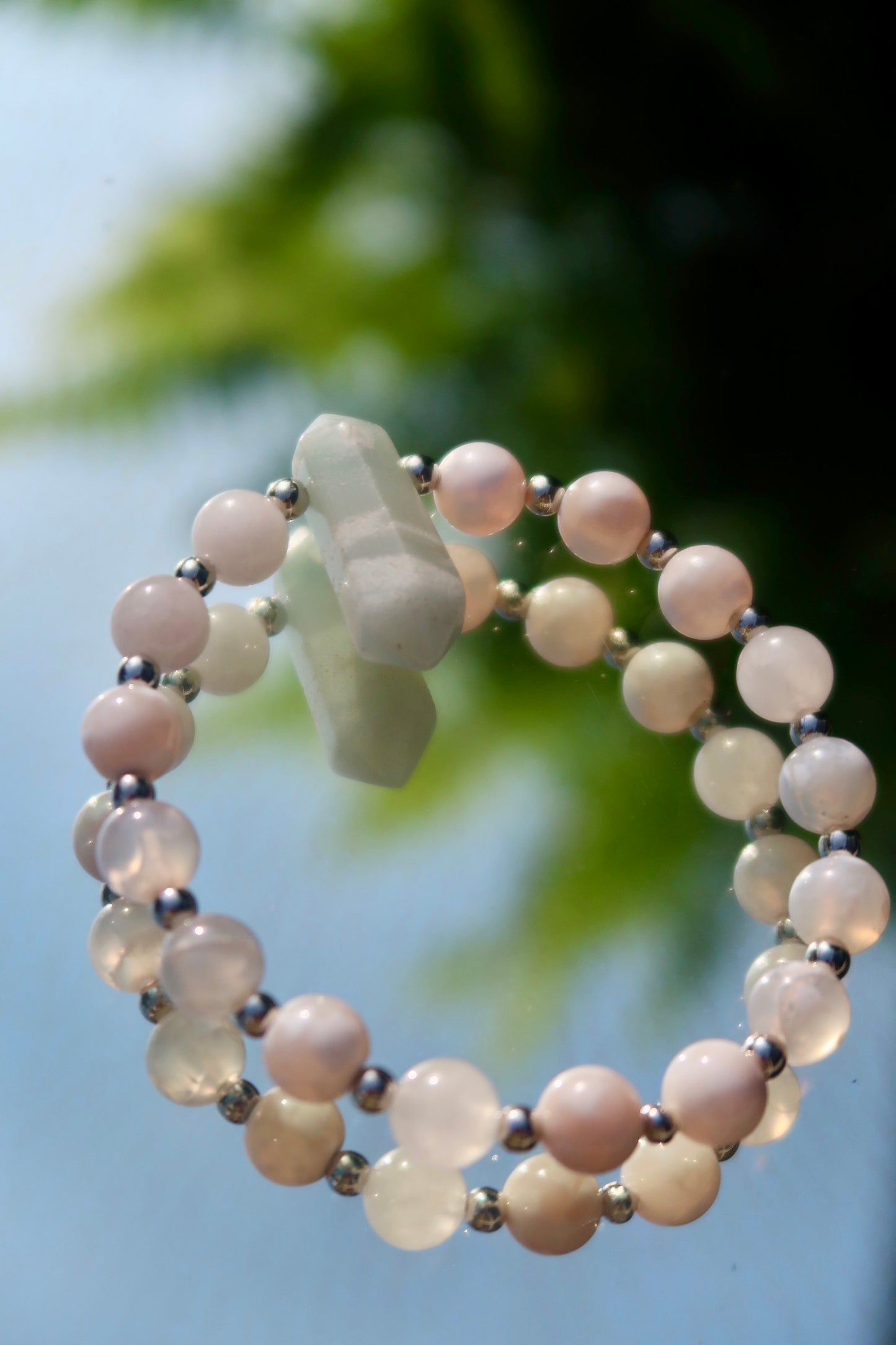 AMAZONITE POINT BRACELET