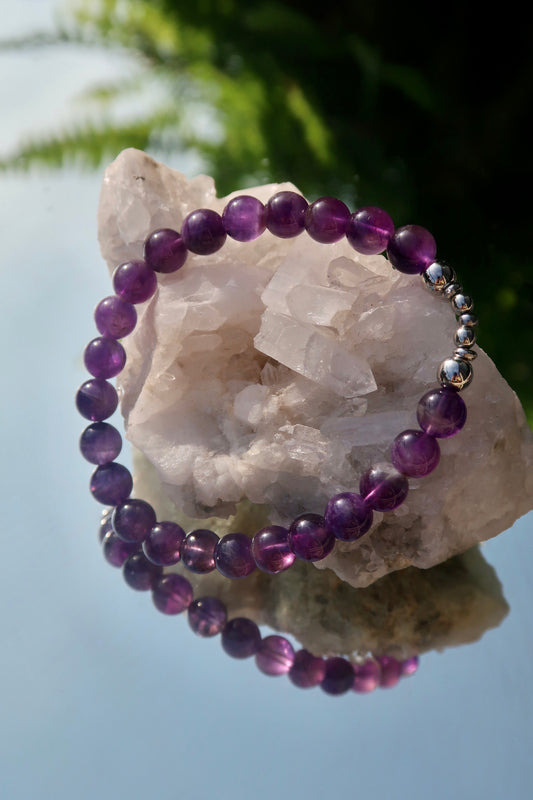 AMETHYST CRYSTAL BRACELET